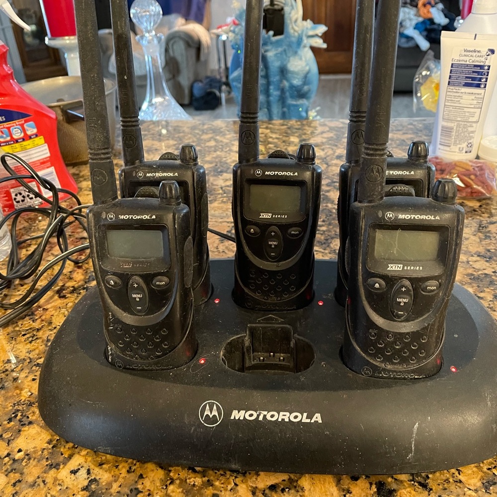 Radios used on construction jobs and warehouses